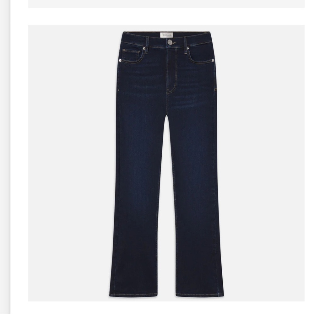 Dark Wash Straight Leg Jeans